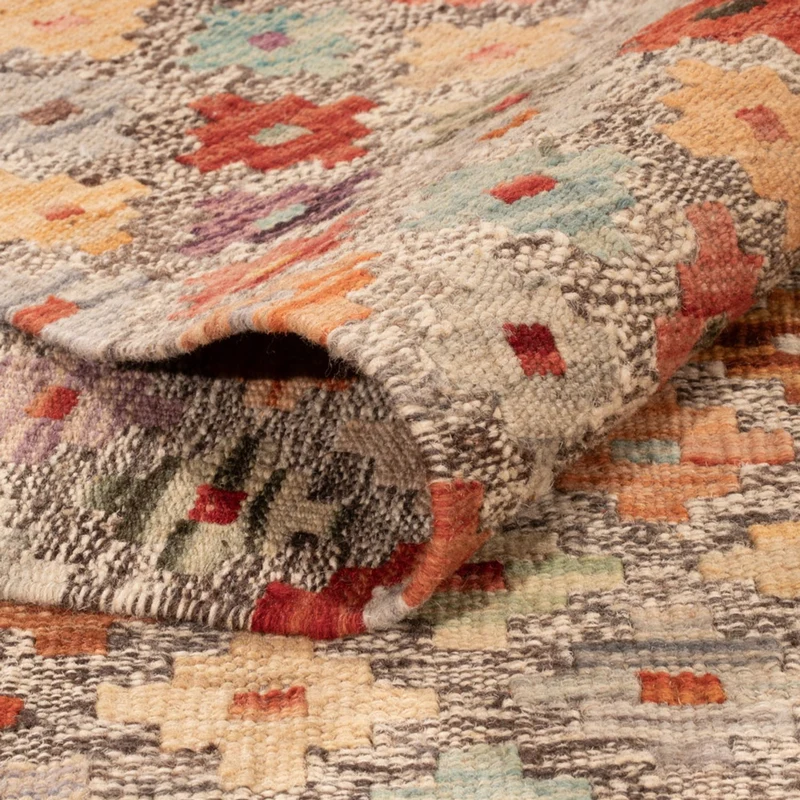 Kelim Maimene Teppich 208x307cm - mehrfarbig