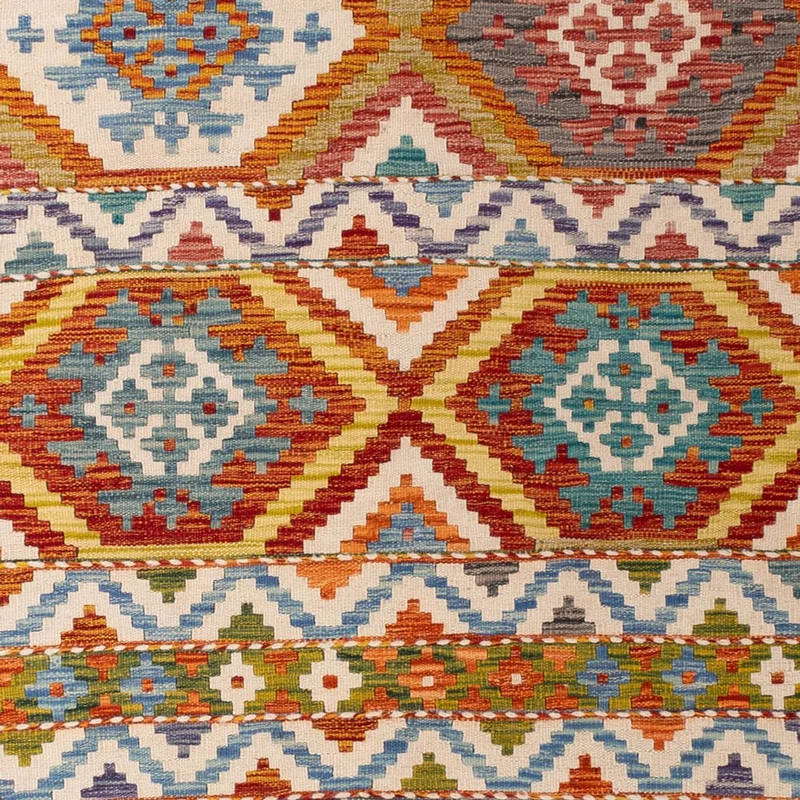 Kelim Maimene Teppich 209x304cm - mehrfarbig