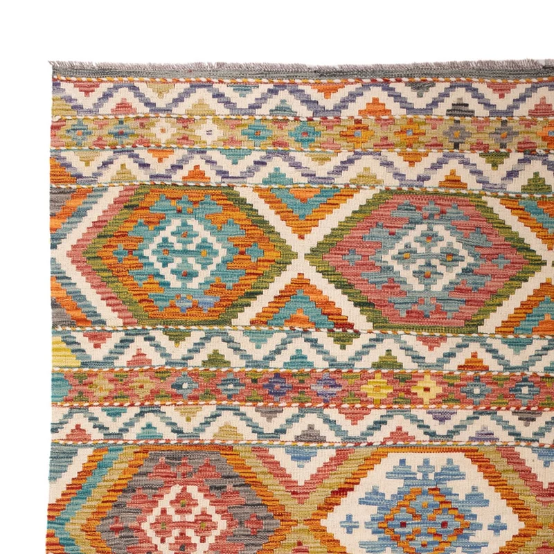 Kelim Maimene Teppich 209x304cm - mehrfarbig