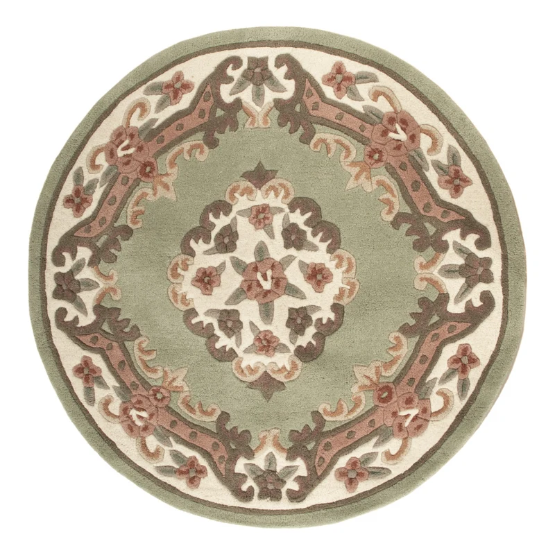 China Teppich 120x120cm - Orientteppich - mehrfarbig
