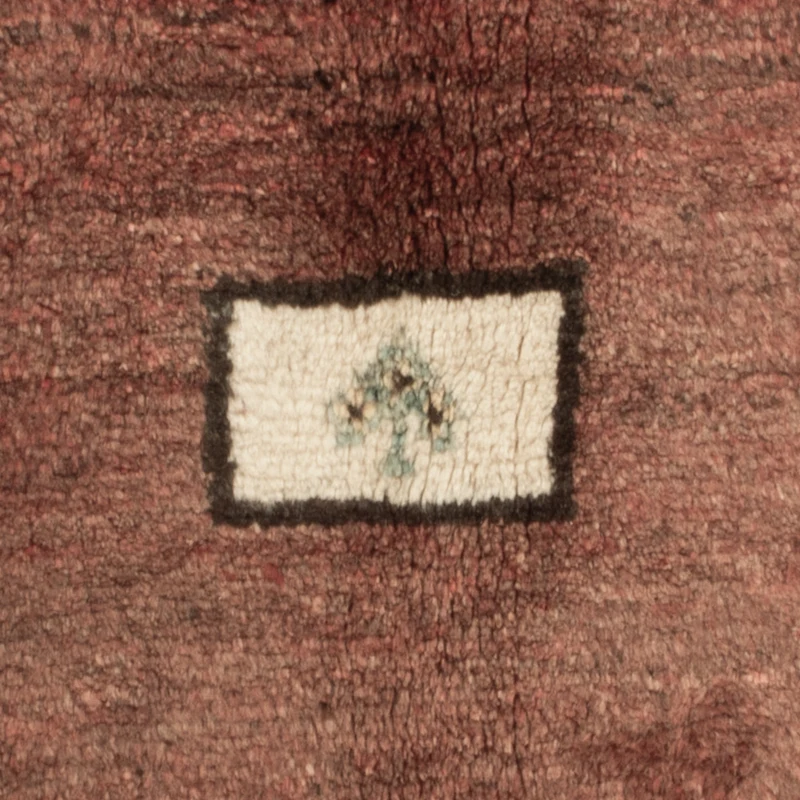 Gabbeh Persisch Teppich 93x100cm - Perserteppich Wollteppich - mehrfarbig