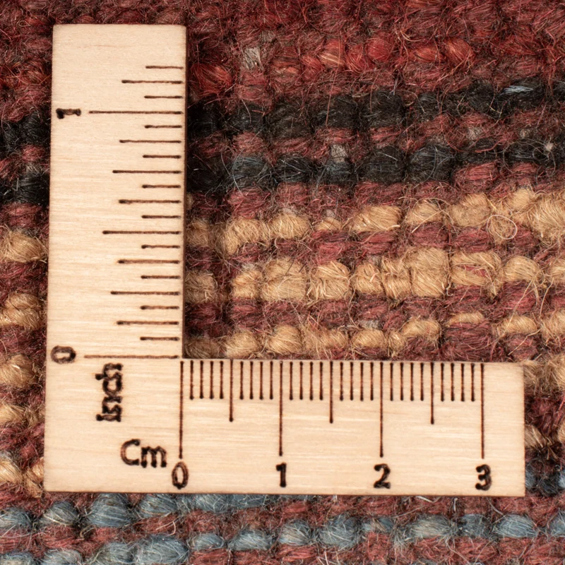 Gabbeh Persisch Teppich 93x100cm - Perserteppich Wollteppich - mehrfarbig