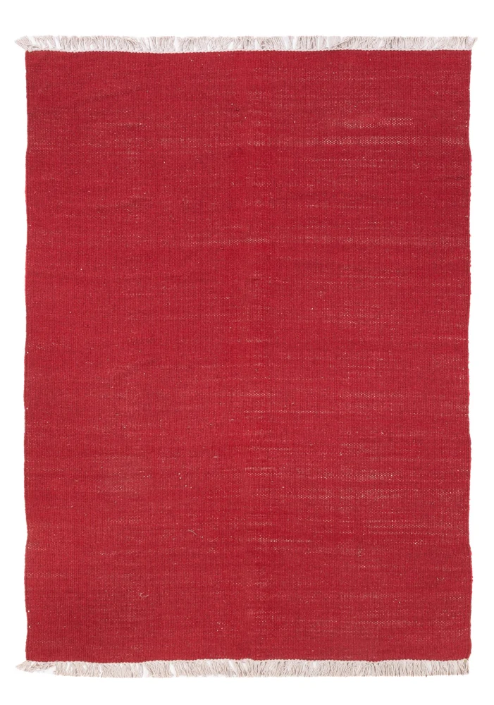 Kelim Modern Teppich 160x240cm - rot