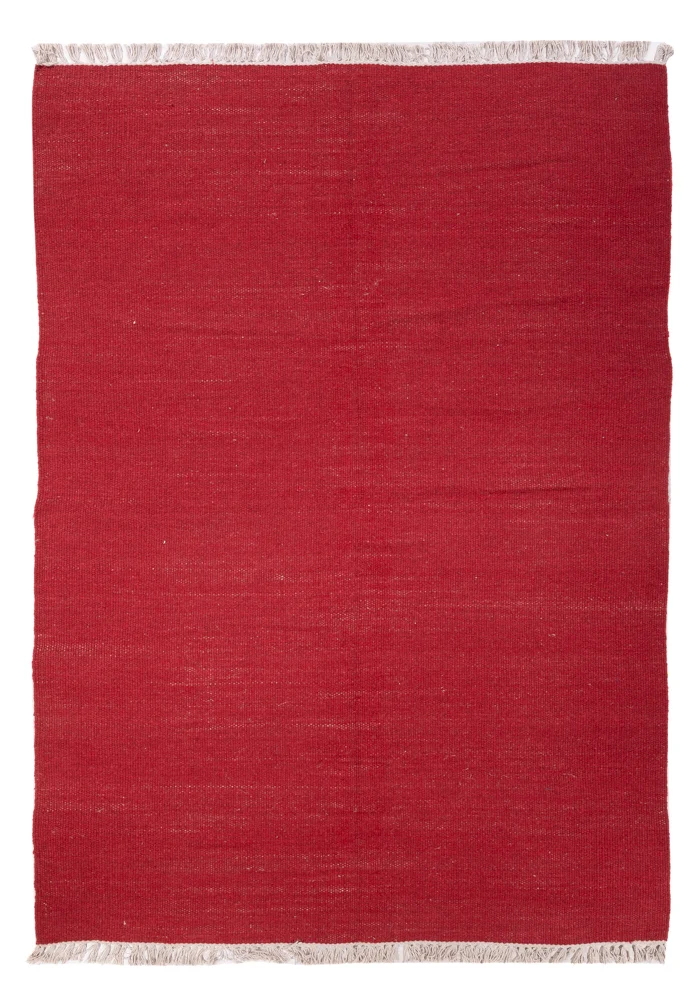 Kelim Modern Teppich 160x240cm - rot
