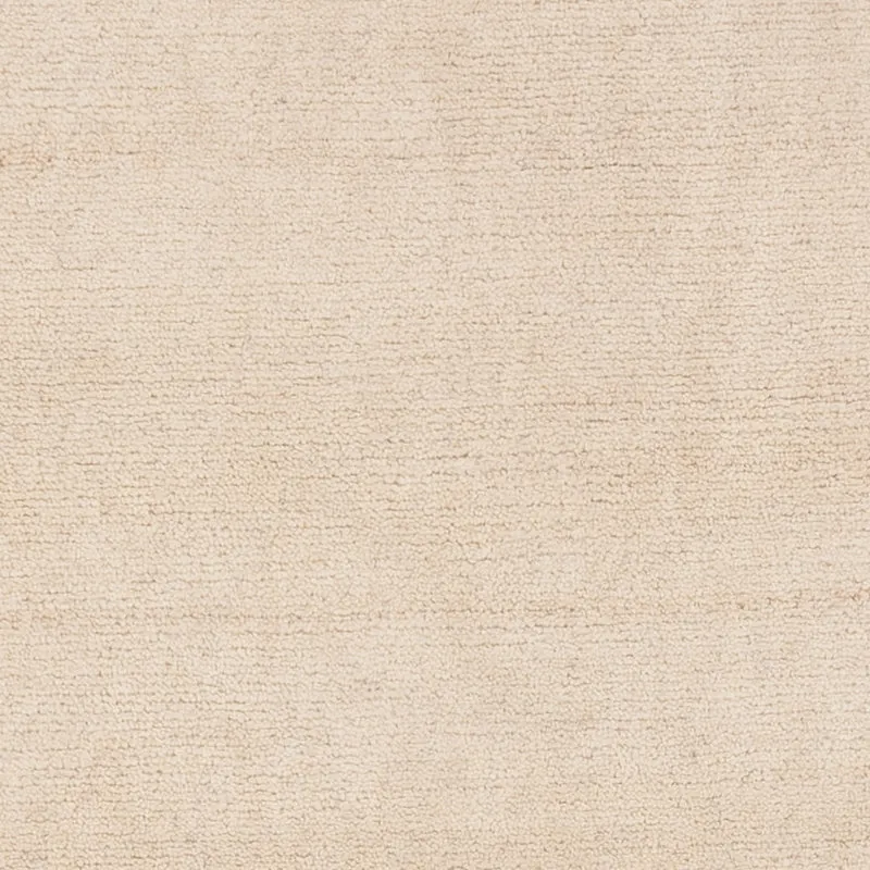Nepal Teppich 91x155cm - Wollteppich - creme