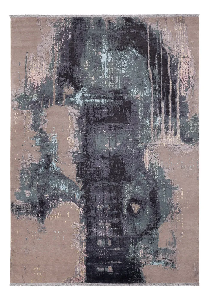 Designer Teppich 176x251cm - mehrfarbig