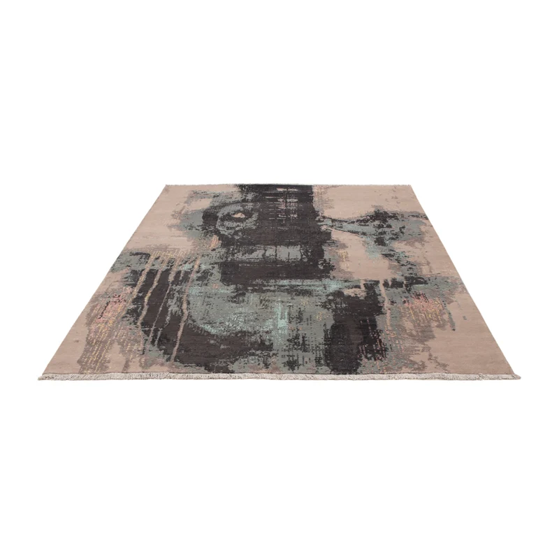 Designer Teppich 176x251cm - mehrfarbig