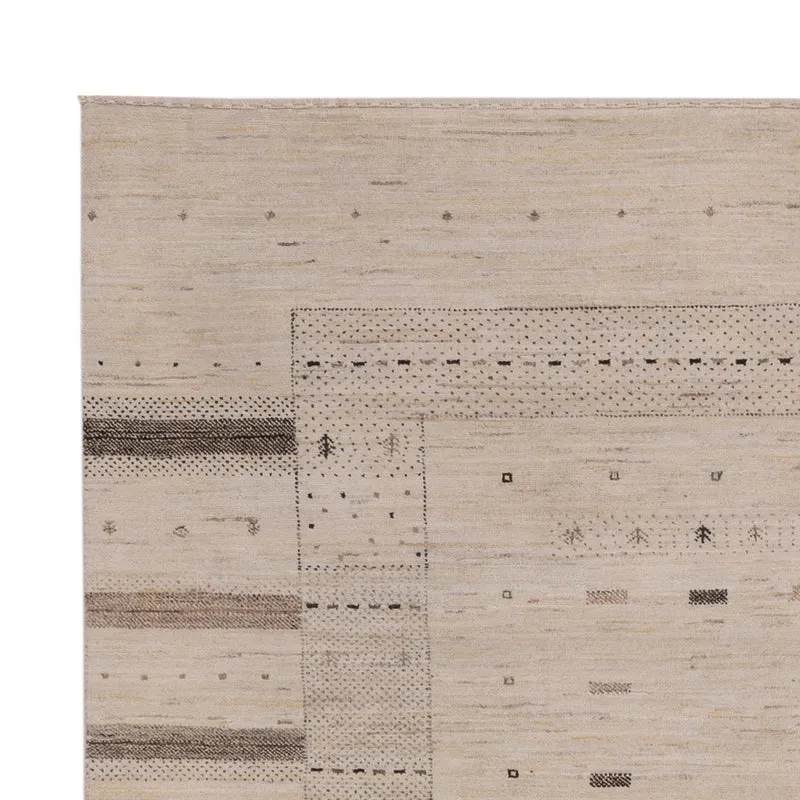 Indo Loribaft Teppich 174x245cm - Orientteppich - hellbeige