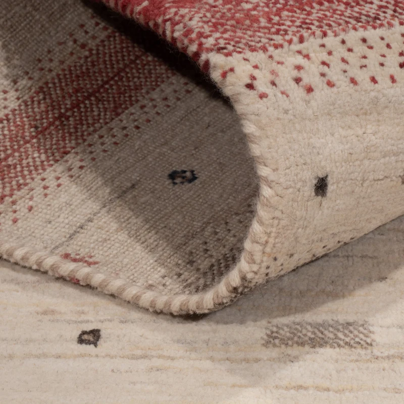 Indo Loribaft Teppich 176x242cm - Orientteppich - hellbeige