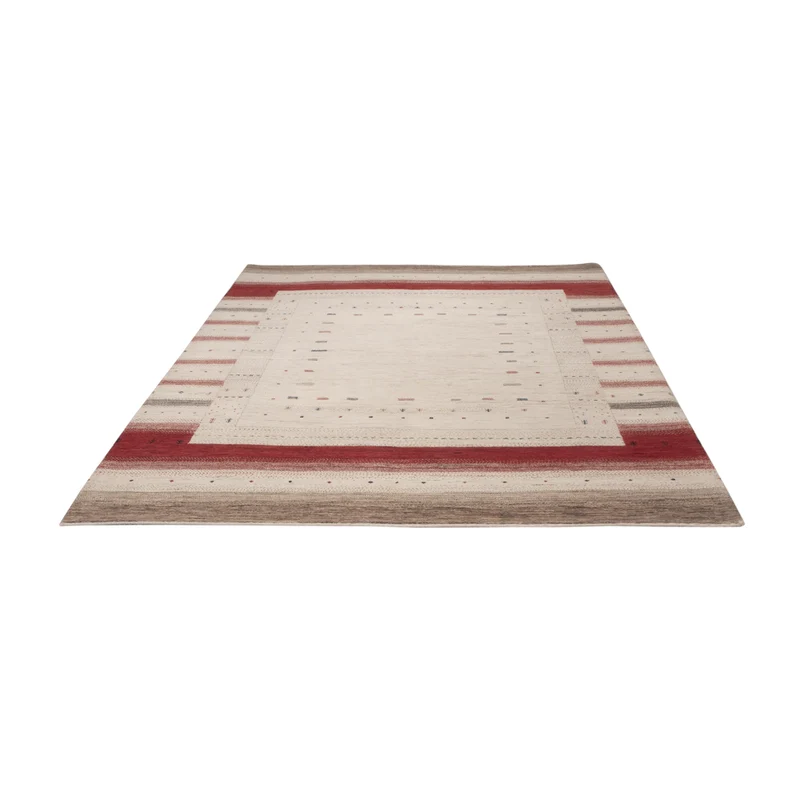 Indo Loribaft Teppich 176x242cm - Orientteppich - hellbeige