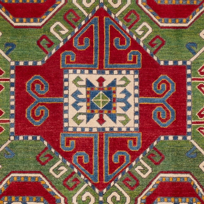 Ziegler Teppich - Kazak - 202 x 297 cm - grün