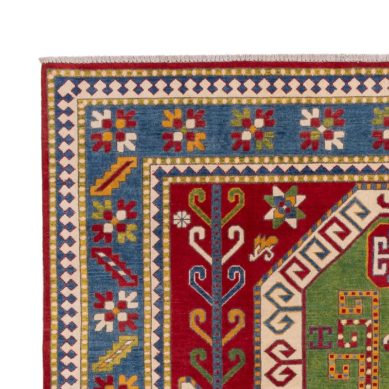Ziegler Teppich - Kazak - 202 x 297 cm - grün
