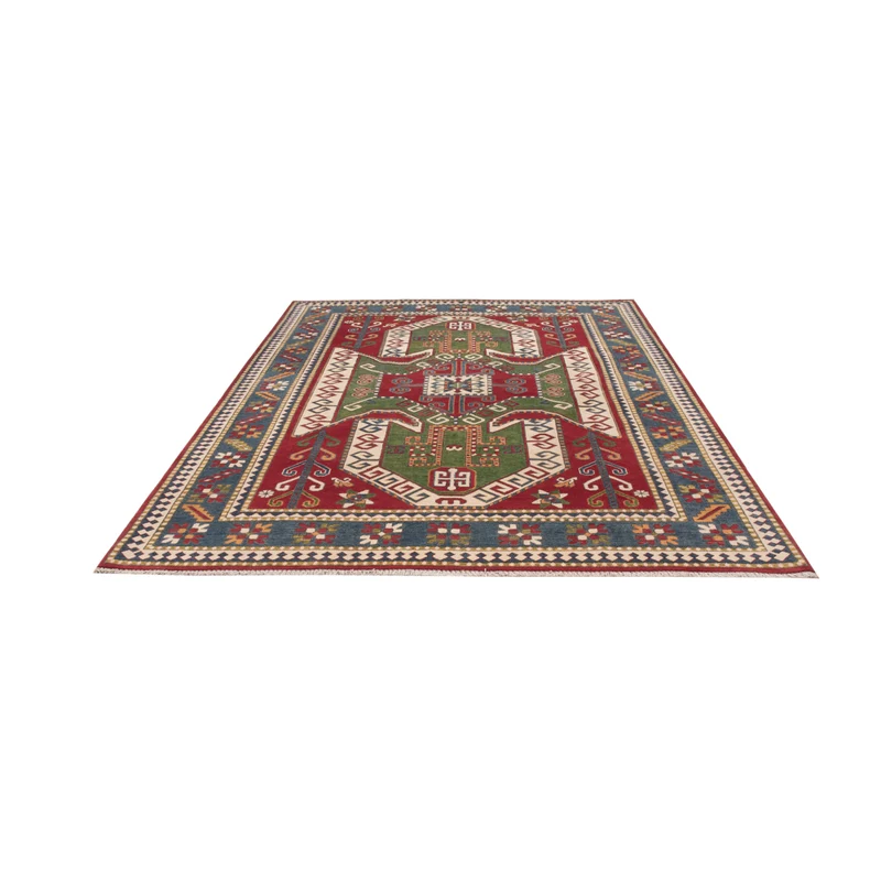 Ziegler Teppich - Kazak - 202 x 297 cm - grün