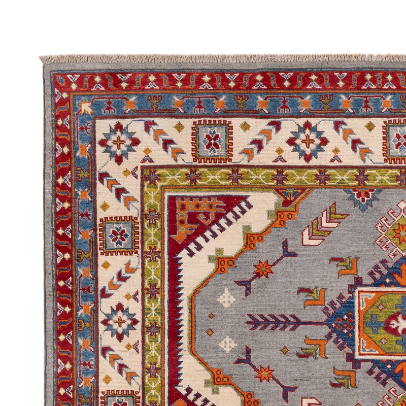 Ziegler Teppich - Kazak - 200 x 298 cm - lichtblau