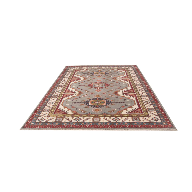 Ziegler Teppich - Kazak - 200 x 298 cm - lichtblau