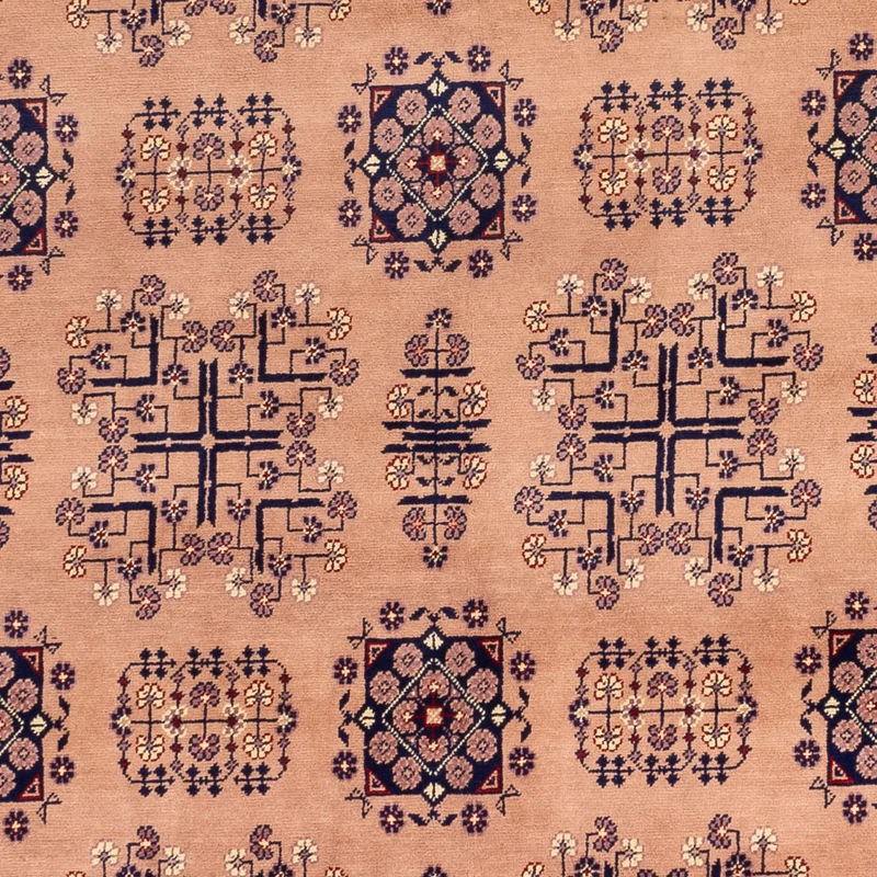 Afghan Teppich 196x296cm - Orientteppich - beige