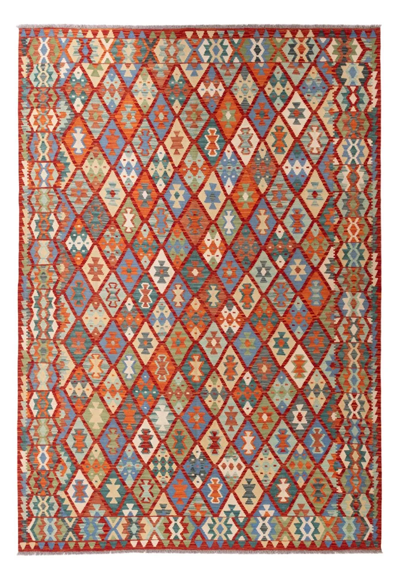 Kelim Maimene Teppich 213x294cm - mehrfarbig