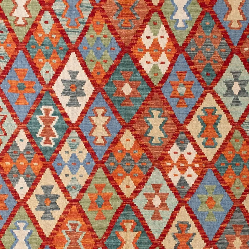 Kelim Maimene Teppich 213x294cm - mehrfarbig