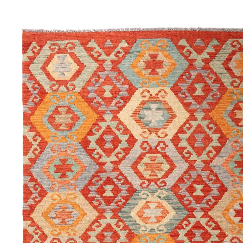 Kelim Maimene Teppich 206x303cm - mehrfarbig