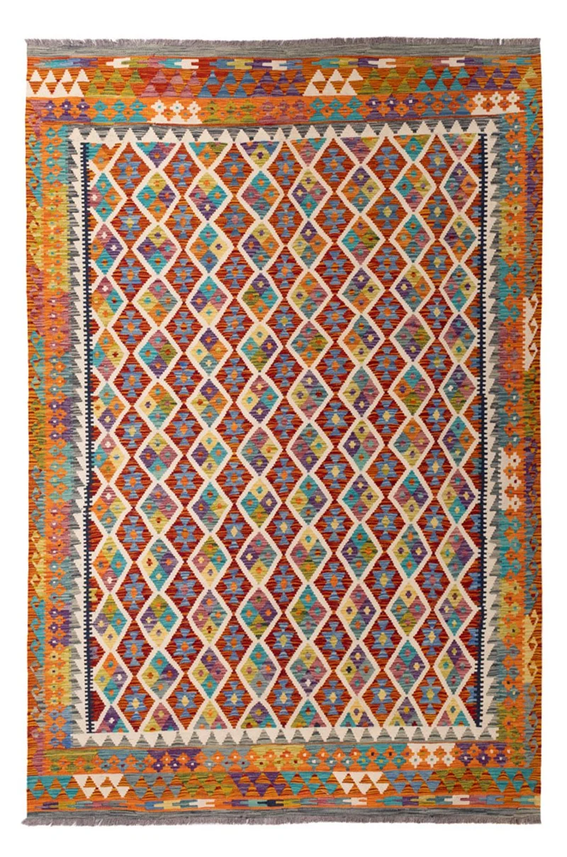 Kelim Maimene Teppich 205x307cm - mehrfarbig