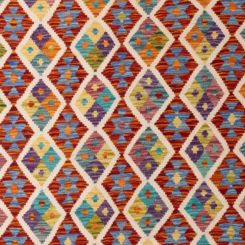 Kelim Maimene Teppich 205x307cm - mehrfarbig