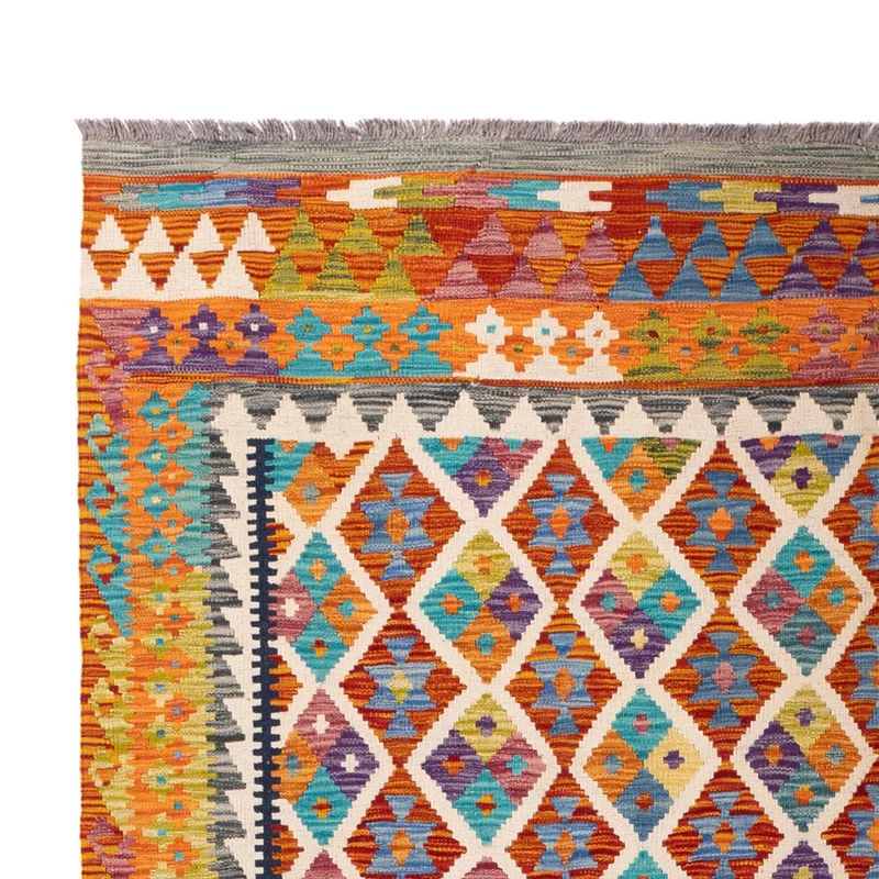 Kelim Maimene Teppich 205x307cm - mehrfarbig