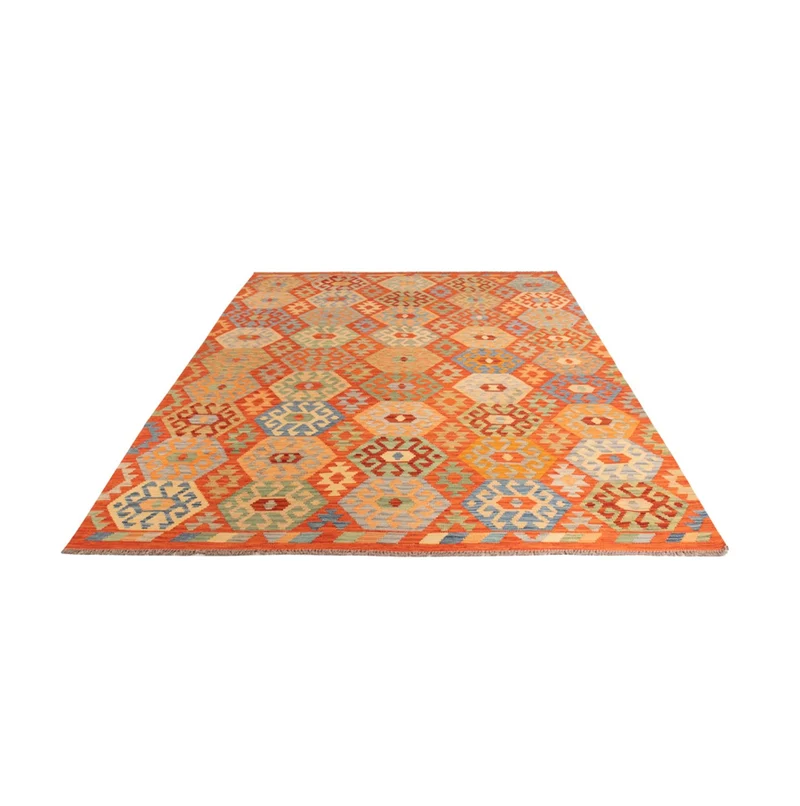 Kelim Maimene Teppich 206x301cm - mehrfarbig