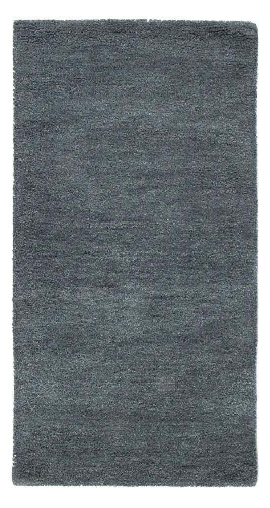 Wollteppich 72x143cm - petrolblau