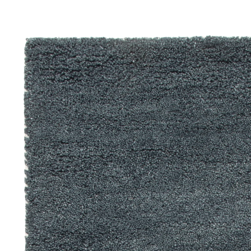 Wollteppich 72x143cm - petrolblau