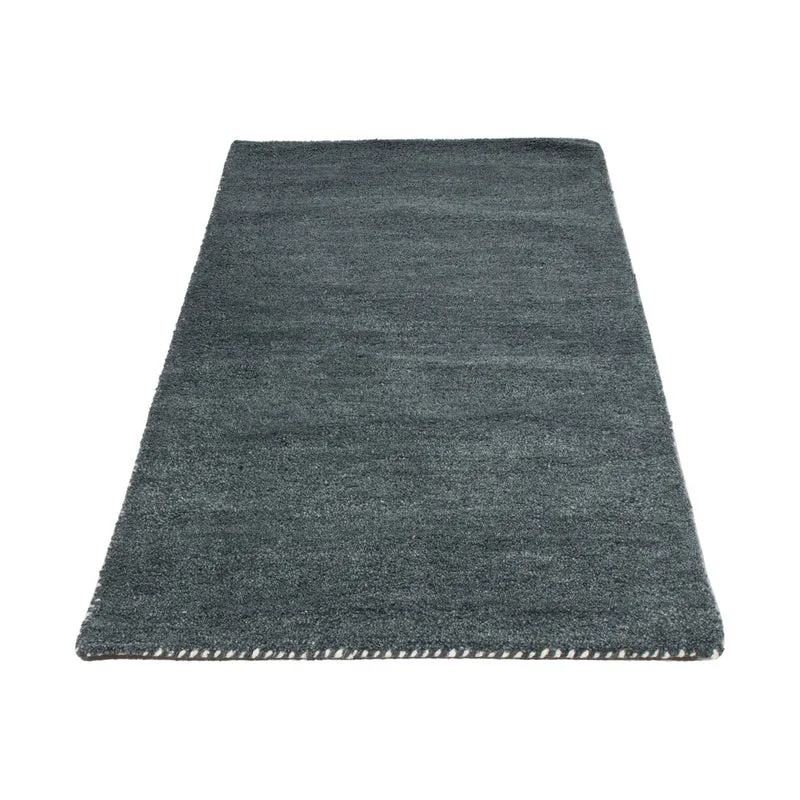 Wollteppich 72x143cm - petrolblau