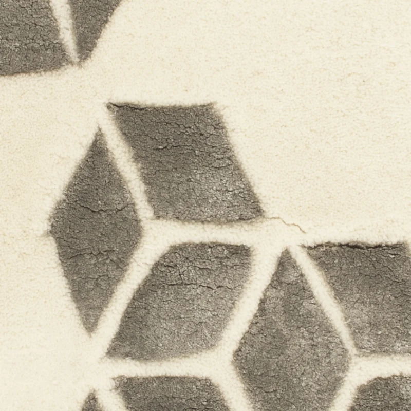 Wollteppich 60x90cm - beige