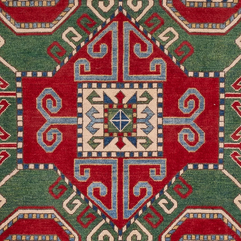 Ziegler Teppich - Kazak - 200 x 293 cm - grün