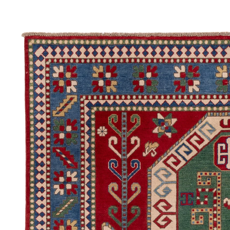 Ziegler Teppich - Kazak - 200 x 293 cm - grün