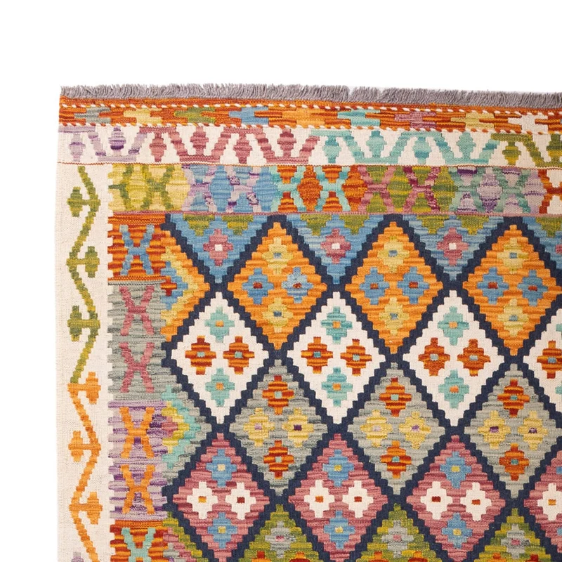 Kelim Maimene Teppich 207x304cm - mehrfarbig