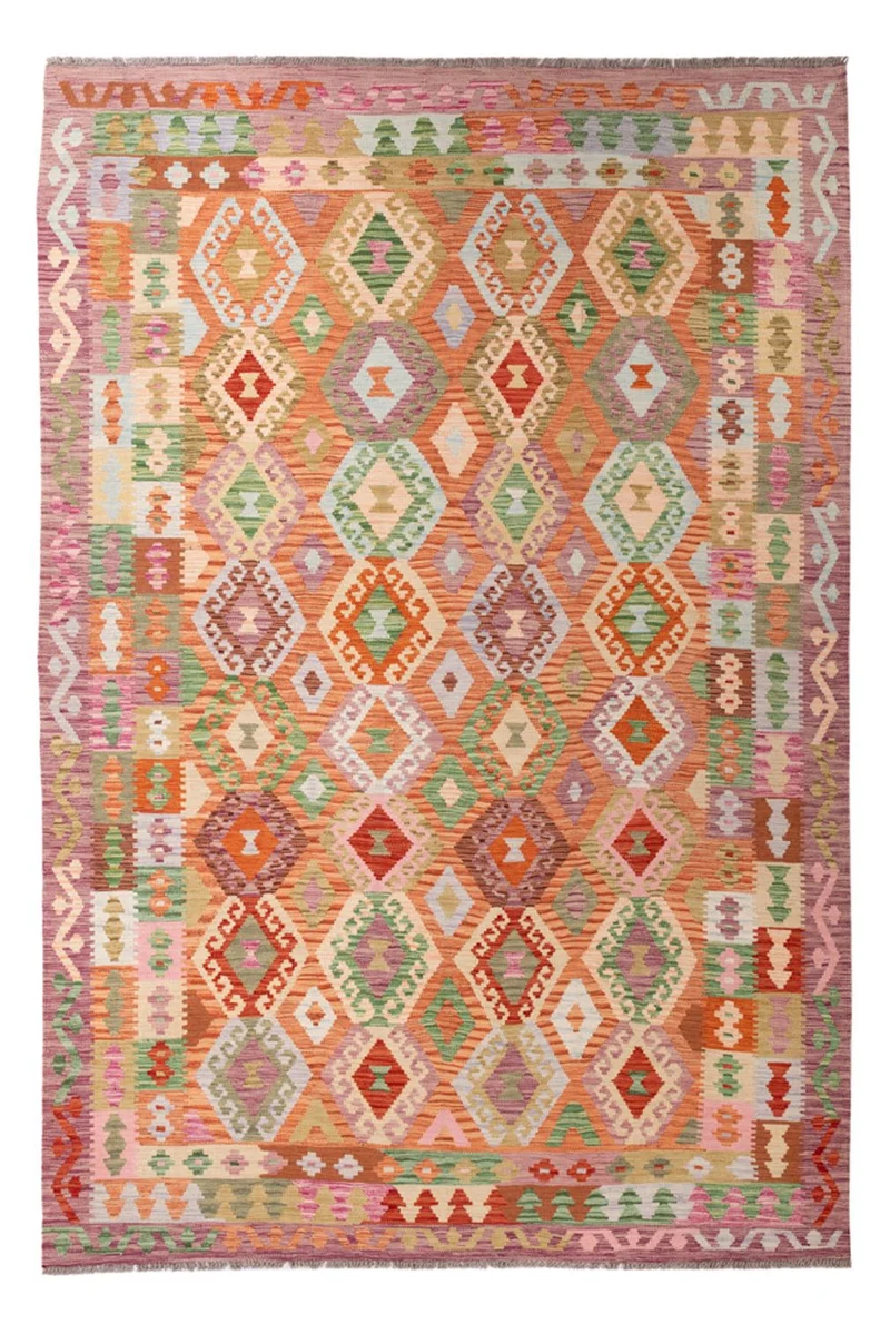 Kelim Maimene Teppich 205x304cm - mehrfarbig
