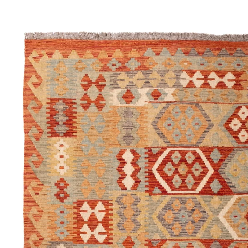 Kelim Maimene Teppich 203x306cm - mehrfarbig