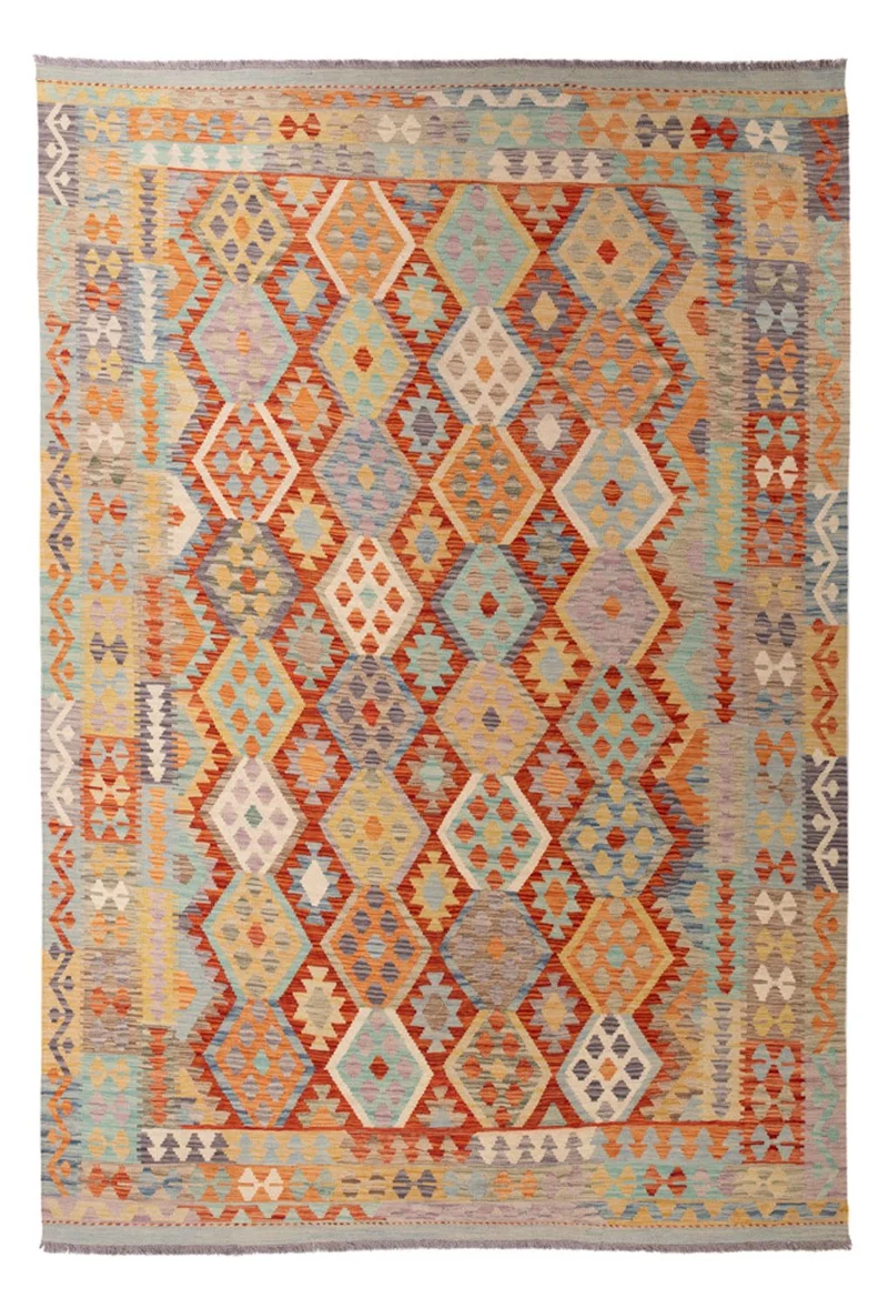 Kelim Maimene Teppich 209x299cm - mehrfarbig