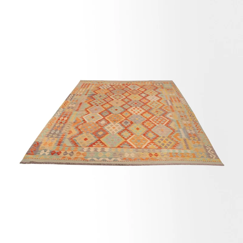 Kelim Maimene Teppich 209x299cm - mehrfarbig