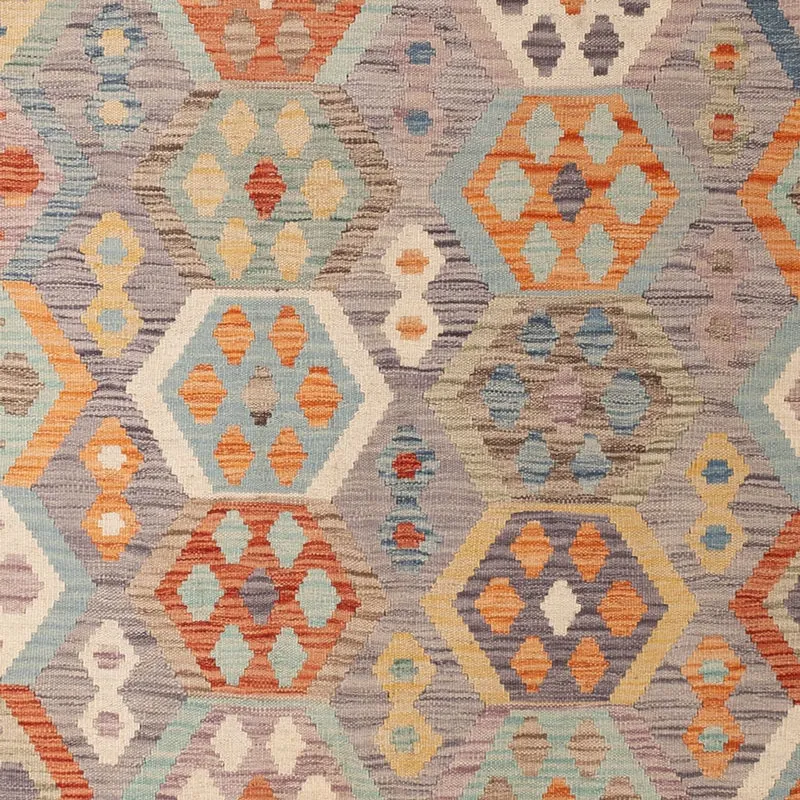 Kelim Maimene Teppich 209x300cm - mehrfarbig