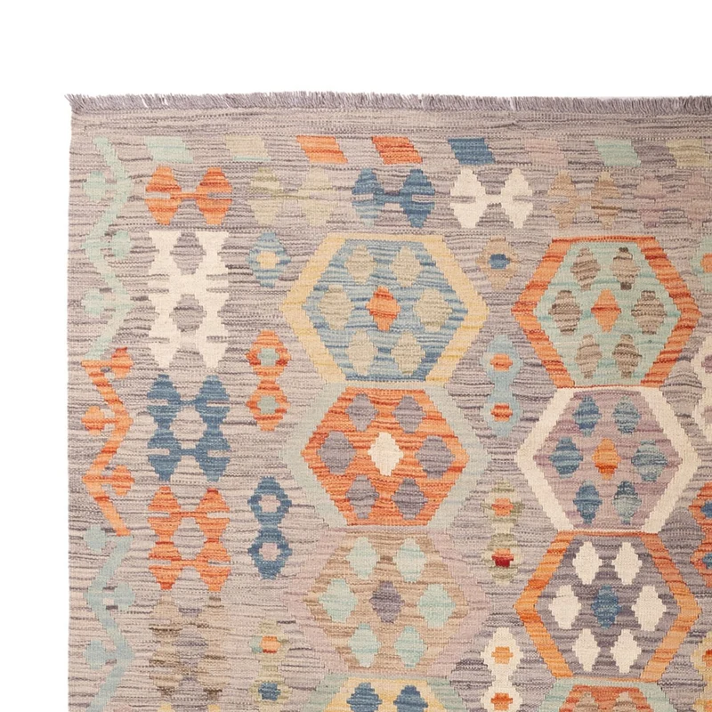 Kelim Maimene Teppich 209x300cm - mehrfarbig