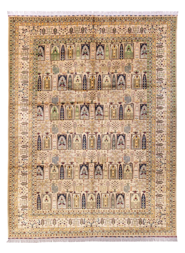Afghan Teppich 300x400cm - Orientteppich - beige