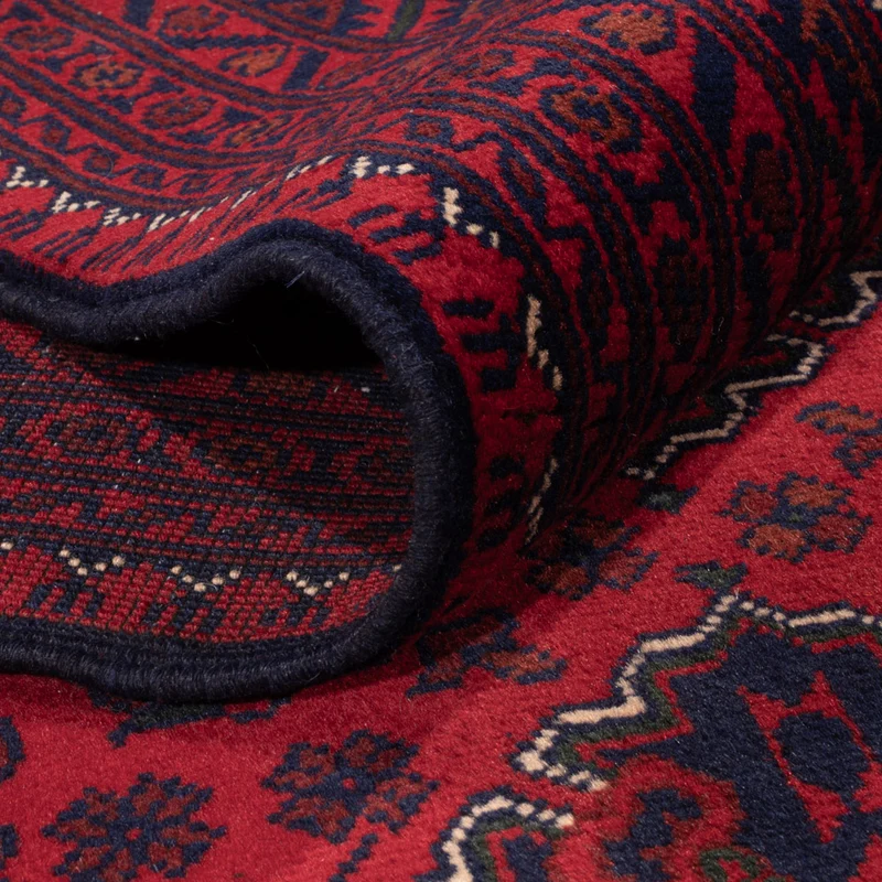 Afghan Teppich - 249 x 340 cm - rot