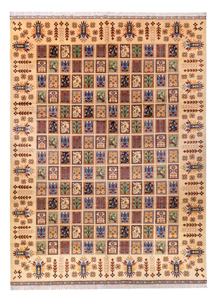 Afghan Teppich 295x400cm - Orientteppich - beige