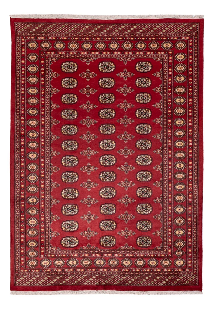 Pakistan Teppich 170x245cm - Orientteppich - rot
