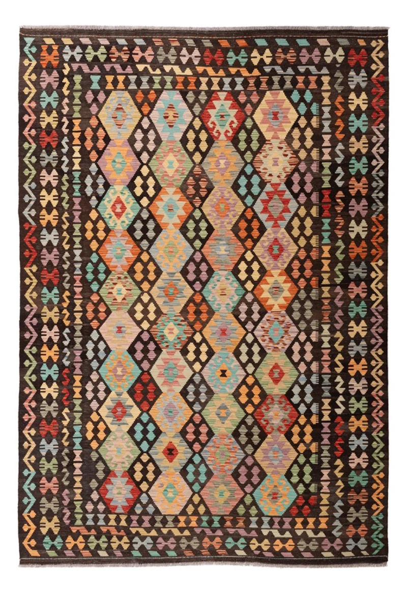 Kelim Maimene Teppich 208x296cm - mehrfarbig