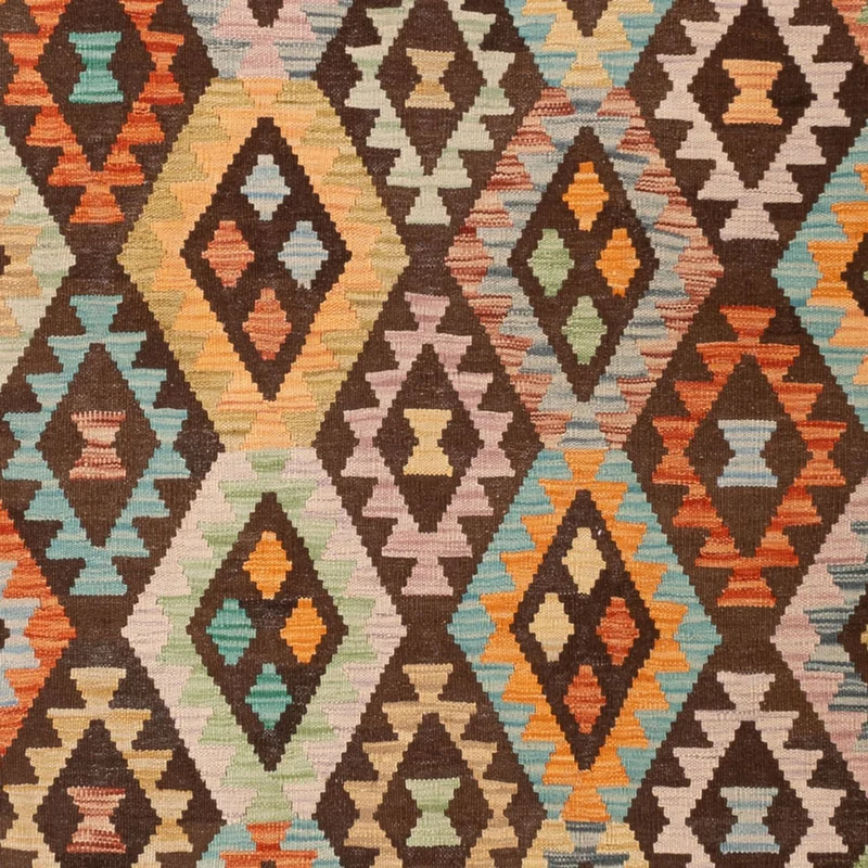 Kelim Maimene Teppich 206x299cm - mehrfarbig
