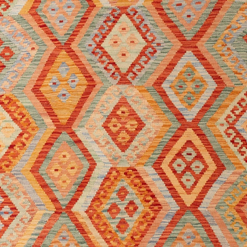 Kelim Maimene Teppich 206x299cm - mehrfarbig