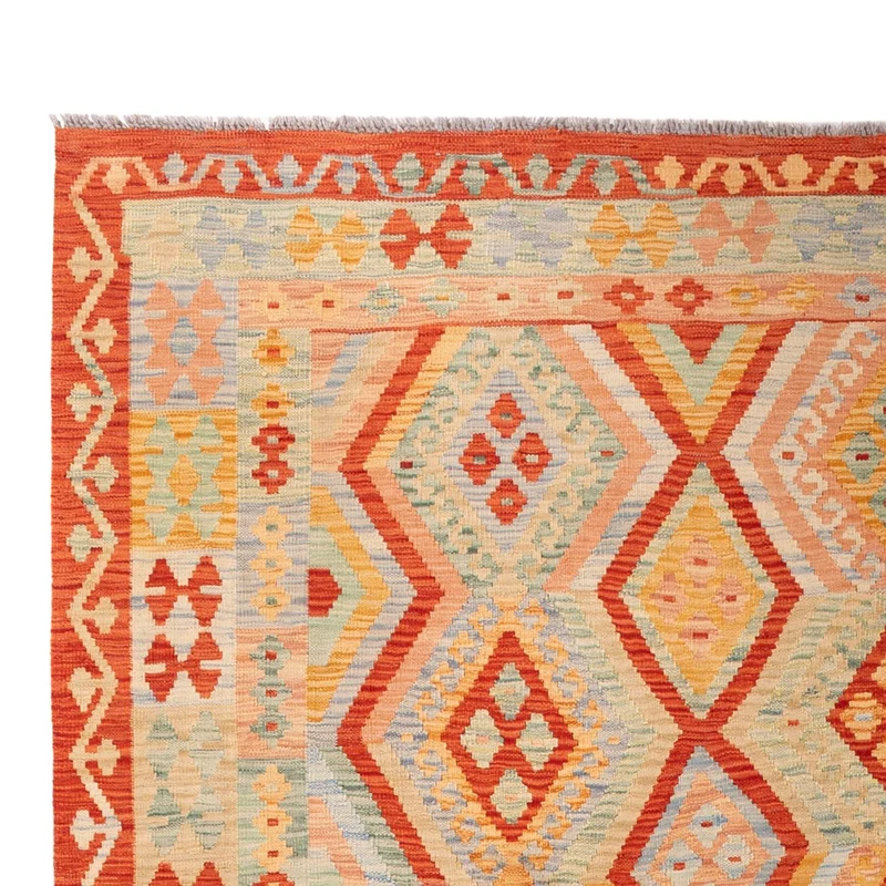 Kelim Maimene Teppich 206x299cm - mehrfarbig