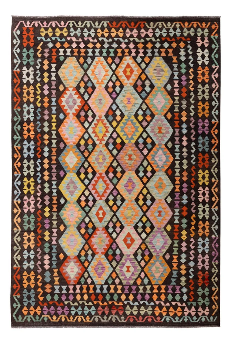 Kelim Maimene Teppich 205x300cm - mehrfarbig