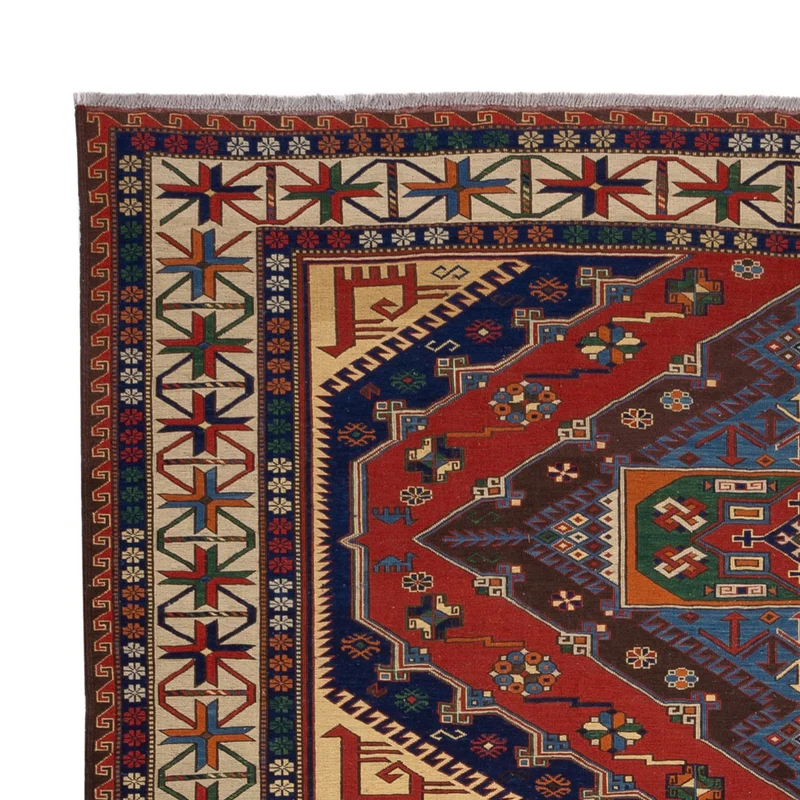 Kelim Afghan Teppich 203x281cm - rot